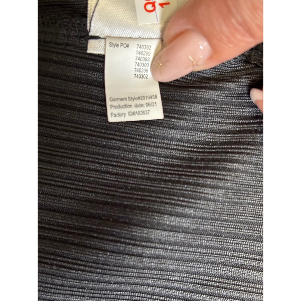Maurices Cardigan Duster Womens M Black Ribbed Longline Open Front Midi Knit - Picture 12 of 16